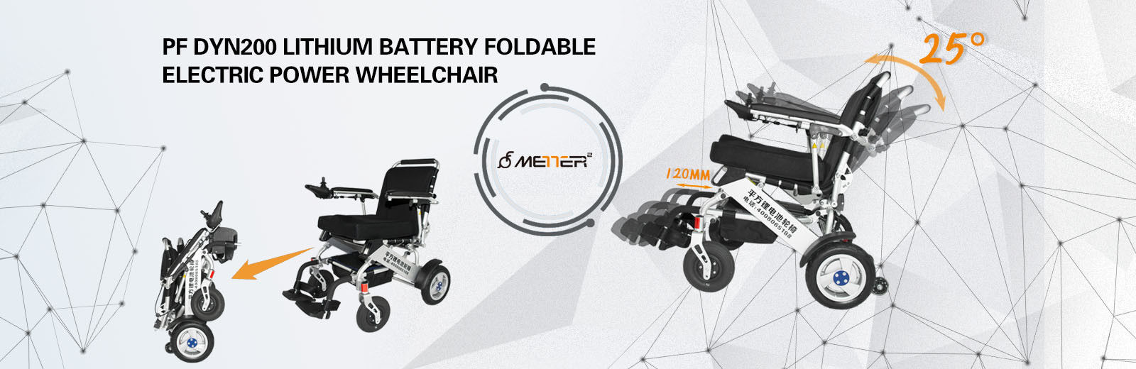 Portable Foldable Electric Wheelchair