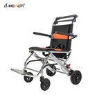 Attendant Lightweight Manual Wheelchair With Foldable Backrest