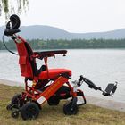 Elderly Aluminum Alloy 30KM ISO13485 Light Electric Wheelchair