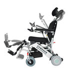 Electromagnetic Brake Aluminum Alloy CE ISO Fold Up Wheelchair