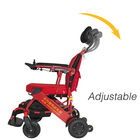 Aluminum Alloy 6 Km/H 100KG Foldable Power Wheelchair