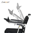 Silver 39.68 Lb 6km/H Folding Lightweight Wheelchair