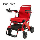 Black 18KG ISO13485 Lightweight Wheelchair Foldable