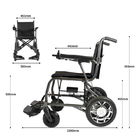Lithium Battery 12AH Compact Motorized Wheelchair