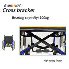 Aluminum Alloy 820mm 100 KG Lightweight Children Wheelchair