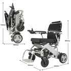 6km/H Disabled Electric Wheelchair Aluminum Frame 100kg Load