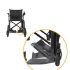 Lithium Battery Lightweight Foldable Wheelchair 125kg Load With Brushless