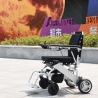 Folding 6Km/H Lightweight Motorized Wheelchair 100kg Load