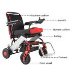 Brush Motor Light Foldable Electric Wheelchair With Rigid PU Tyre