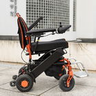 Lithium Battery Lightweight Electric Wheelchair Foldable With Rigid PU Tyre