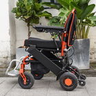 Rigid PU Tyre Folding Motorized Wheelchair 6km/H Electric