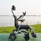 Brushless Motor Lithium Battery Powered Wheelchairs With Lamp Alu Alloy