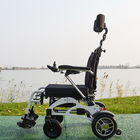 Brush Motor Light Collapsible Electric Wheelchair 120KG Load