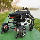 Brush Motor Foldable Electric Wheelchair Lightweight