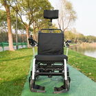 Brush Motor Light Foldable Electric Wheelchair For Disabled Elderly
