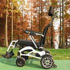 Portable Aluminum Alloy Collapsible Wheelchair With Lamp