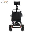 Brush Motor Light Foldable Wheelchair With Rigid PU Tyre 6km/H