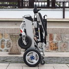 Portable Aluminum Alloy Light Collapsible Wheelchair 6km/H