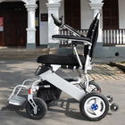120 KG Load Foldable Electric Wheelchair Brushless Lithium Ion Battery