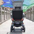 Aluminum Electric Wheelchair Lightweight Foldable 6km/H