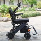 Aluminum Electric Wheelchair Lightweight Foldable 6km/H