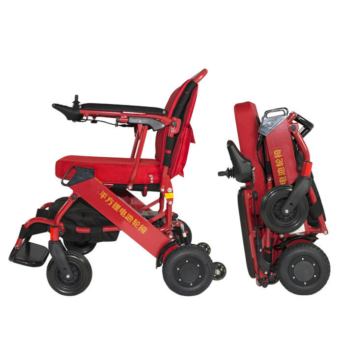 Lightweight Foldable Lithium Battery Electric Wheelchair With Brushless Motor