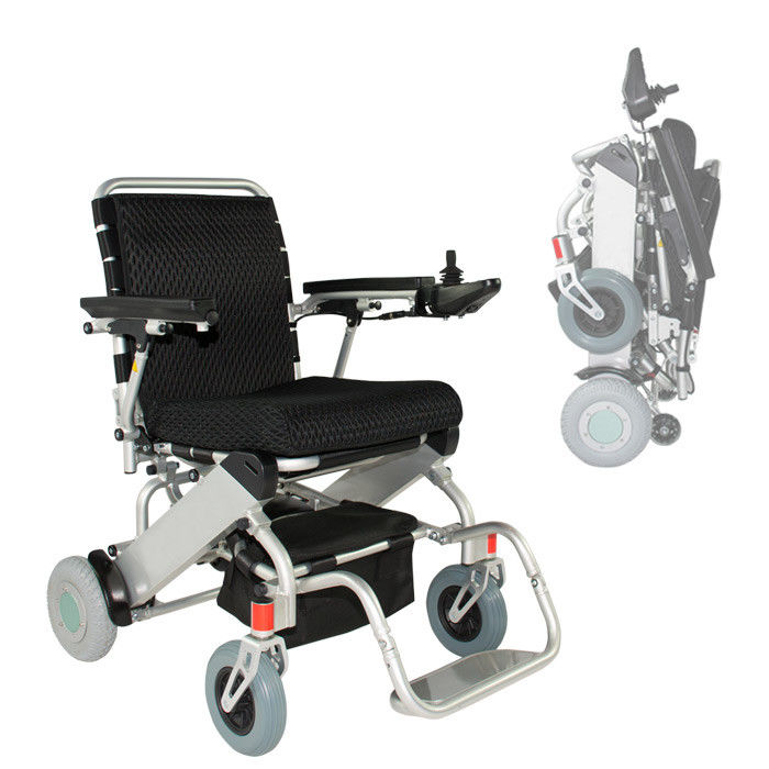 Brushless Motor 6 km/h CE Portable Foldable Electric Wheelchair