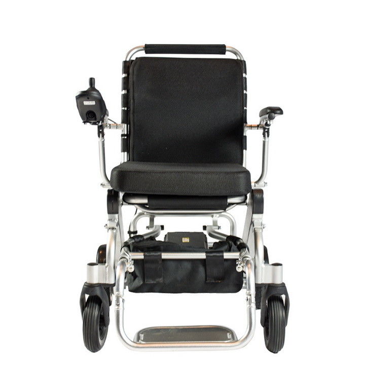 Folding 6Km/H Lightweight Motorized Wheelchair 100kg Load