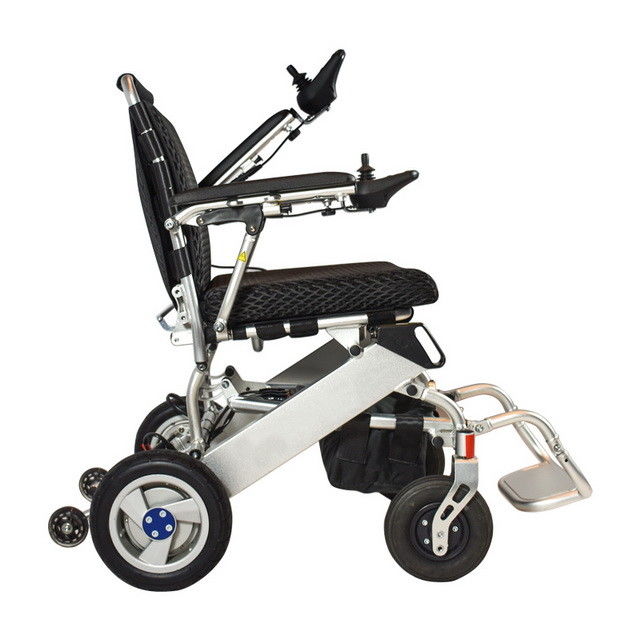 Portable Aluminum Alloy Light Collapsible Wheelchair 6km/H